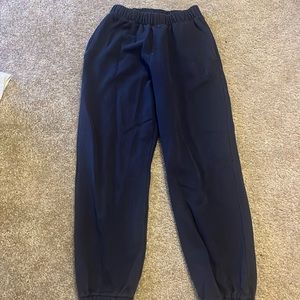 blue brandy melville rosa sweatpants